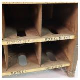 Very Cool!  Vintage Mail Sorting Box for Milaca / Gilman / Cambridge / etc.