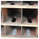 Very Cool!  Vintage Mail Sorting Box for Milaca / Gilman / Cambridge / etc.
