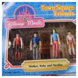 Unique set of playful dolls and figurines