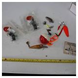 Various fishing lures