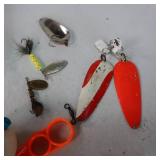 Various fishing lures