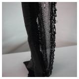 Very heavy lace with vintage beadwork and stones