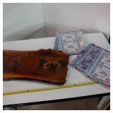 Kokepelli on varnished wood ready to tell time....