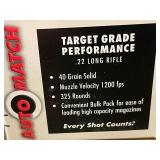 Federal AutoMatch 22 Long Rifle Ammunition 325 Rounds