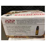 Lot of 3 Winchester .22 Long Rifle 222-Round Bulk Packs, Hollow Point Copper Plated