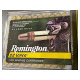 Remington 22 Long Rifle Rimfire Ammunition Lot of 2 Boxes 100 Rounds Each