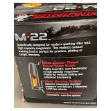 Winchester M-22 22 Long Rifle Ammo 40 Grain 1255 FPS Black Copper Plated Round Nose