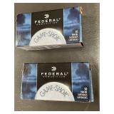 2 Boxes Federal Game-Shok .22LR 38gr HP Rimfire Cartridges (50 Each)
