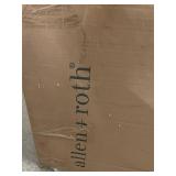 Allen + Roth Fernbrook Patio High Dining Table Top Brown Slatted 5
