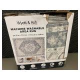 Wyatt & Ash Machine Washable Area Rug 5ft 3in x 7ft 5in