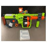 Nerf Zombie Strike Doominator Blaster with Dart Storage Case