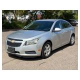 2012 CHEVROLET CRUZE LT *No Accidents* (NO RESERVE)