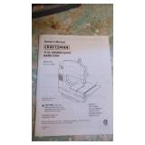 Craftsman 11" Variable Speed Band Saw