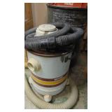 Metal Barrel, Plastic Crate, Thick Metal Trashcan and Jet Vac Wet and Dry Vacuum