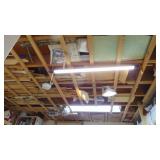 Contents of Ceiling, 2 Corners, Under Workbench and Lights in the Ceiling that Plug In
