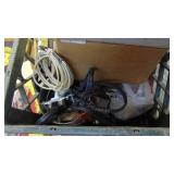 Plastic Crate with Electrical Supples