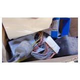 Plastic Crate with Electrical Supples