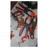 Lot of Various Clamps