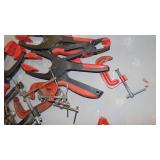 Lot of Various Clamps