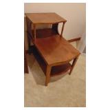 2-Vintage Side Tables, 4 Drawer Chest and Mirror