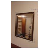 2-Vintage Side Tables, 4 Drawer Chest and Mirror