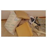 Lot of Various Pillows, Comforter and Sheets