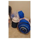 Camping Lot- 3 Sleeping Bags, Water Jug, Air Mattress and Lantern