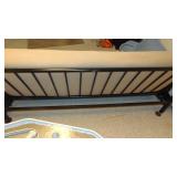 Futon Bed with Pillow (Contents on Bed are in the Next Lot)