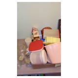 Assorted Jars, Tins and Plastic Containers