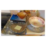 Various Serving Plates and 2 Snacksets