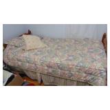 Twin Size Bed Frame and Mattress