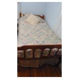 Twin Size Bed Frame and Mattress