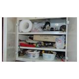 Contents of 3 Metal Wall Cabinets (cabinets not included)