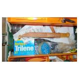 Fishing Rods, Net and Tackel Box "Very Full"