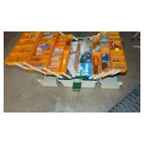 Fishing Rods, Net and Tackel Box "Very Full"