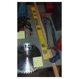 Sears Clock, Level, Planner and Saw
