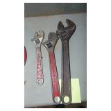 3- Crescent Wrenchs
