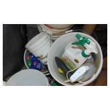 Various Buckets and Lawn Supplies