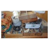 Contents on Top of Cabinet