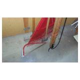 Various Yard Tools and Shepards Hook