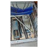 Crate, Jack, Bucket, Brass Fittings and Misc