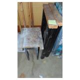 Foldable Sawhorses and Metal Table with Wood Top