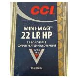 200 Rounds cci .22LR Hollow Point Ammo / Ammunition
