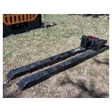 Wolverine Non-Adjustable Clip-On Pallet Forks (TF2-66-4000G)