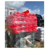 LandHero 43" Bollards and Warning Bunting - quantity 100