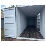 ZNCU4006820 // 40 Ft Shipping Container with 2 Side Doors, 40HC, Single Trip