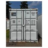 ZNCU4006820 // 40 Ft Shipping Container with 2 Side Doors, 40HC, Single Trip
