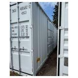 ZNCU4006820 // 40 Ft Shipping Container with 2 Side Doors, 40HC, Single Trip