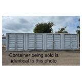 ZNCU4006820 // 40 Ft Shipping Container with 2 Side Doors, 40HC, Single Trip