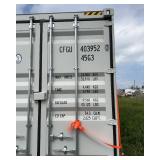 CFGU4039520 // One Trip Shipping Container, 4 Side Doors, 40